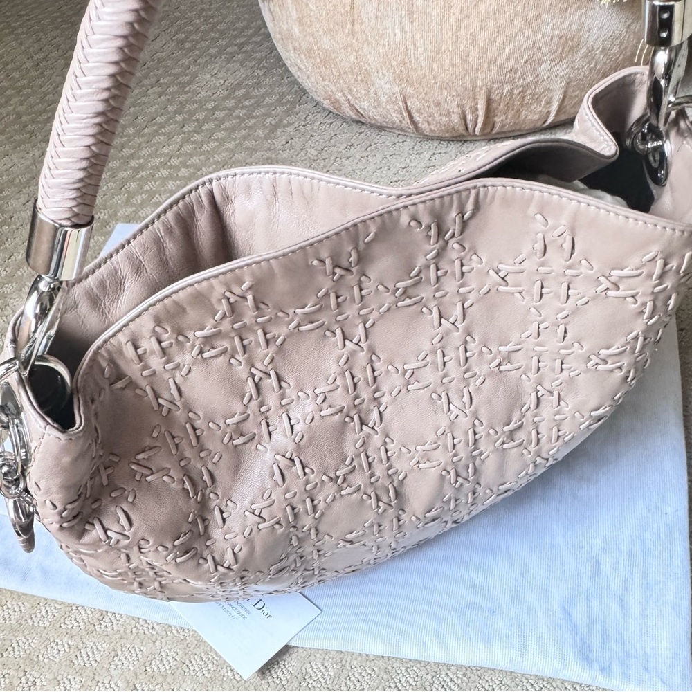 Dior Beige Quilted Leather Hobo Bag - Picture 16 of 16